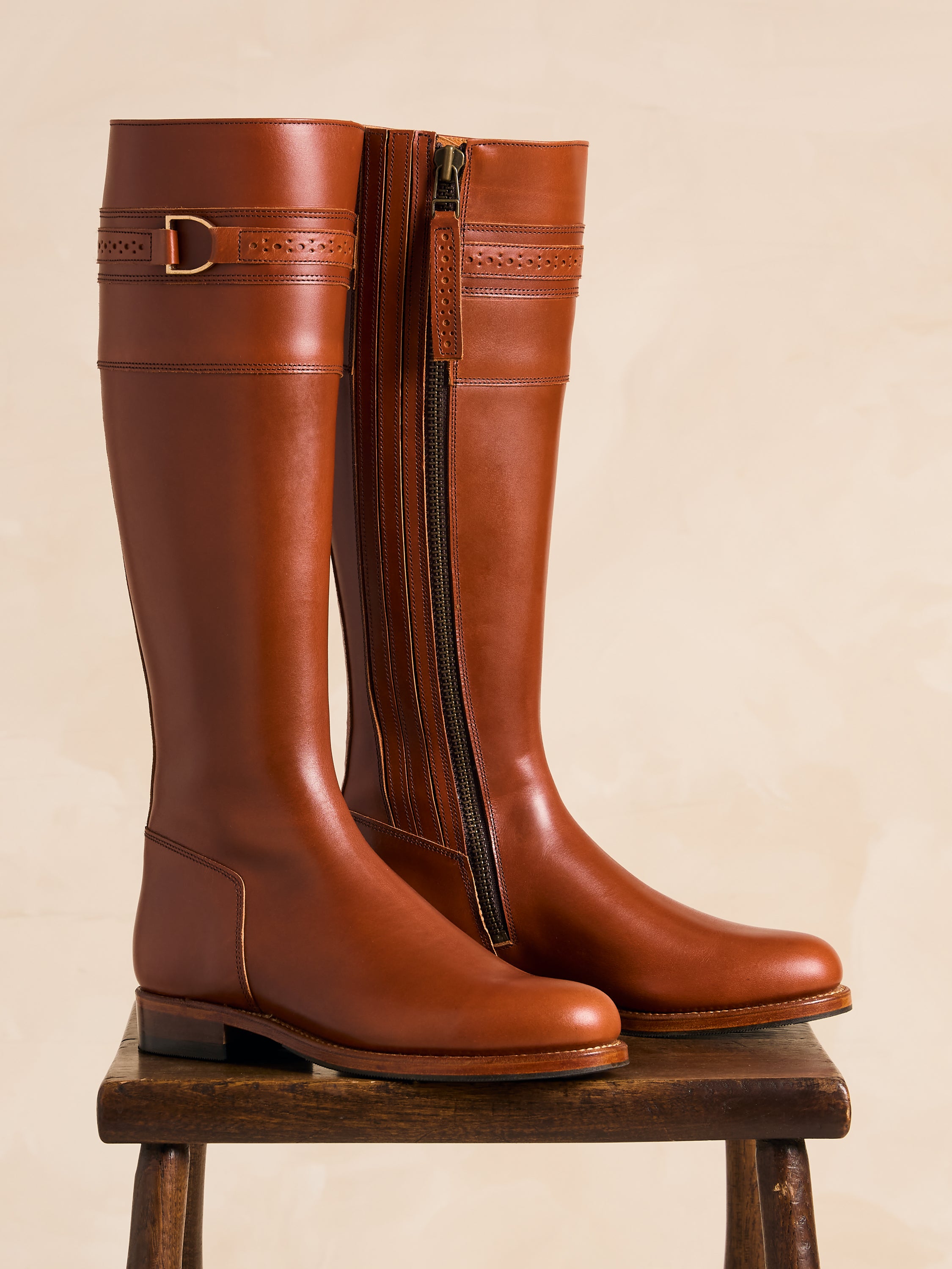 Tan long riding boots online