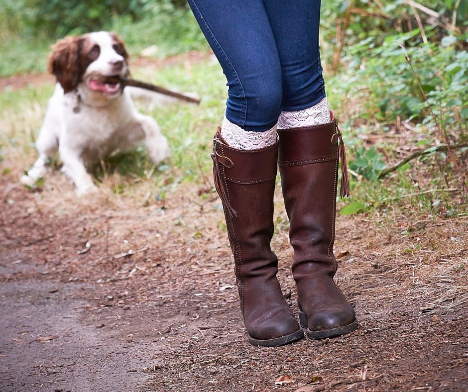 Womens brown outlet biker boots uk