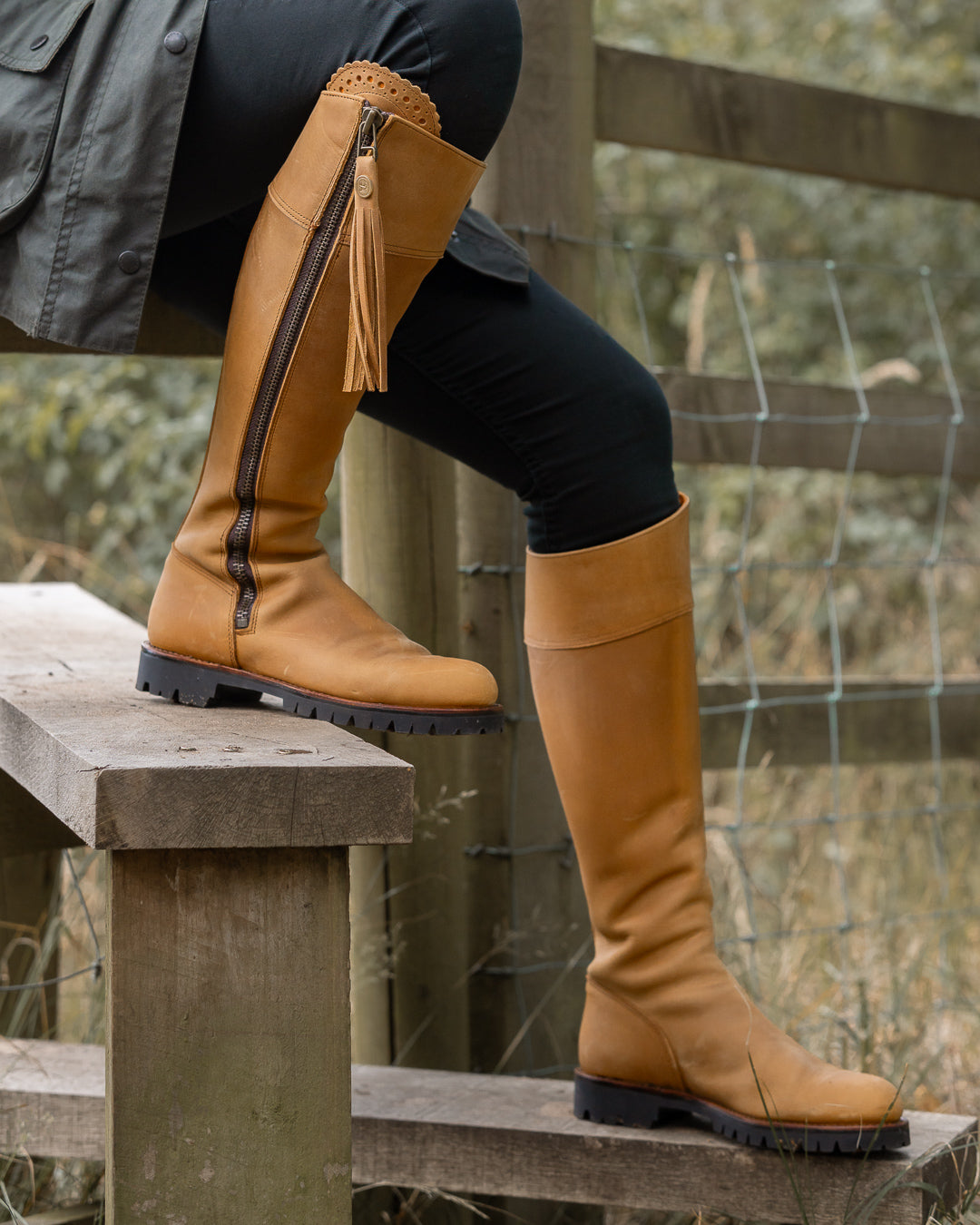 Elegance Meets Functionality for Handmade Leather & Suede Boots ...