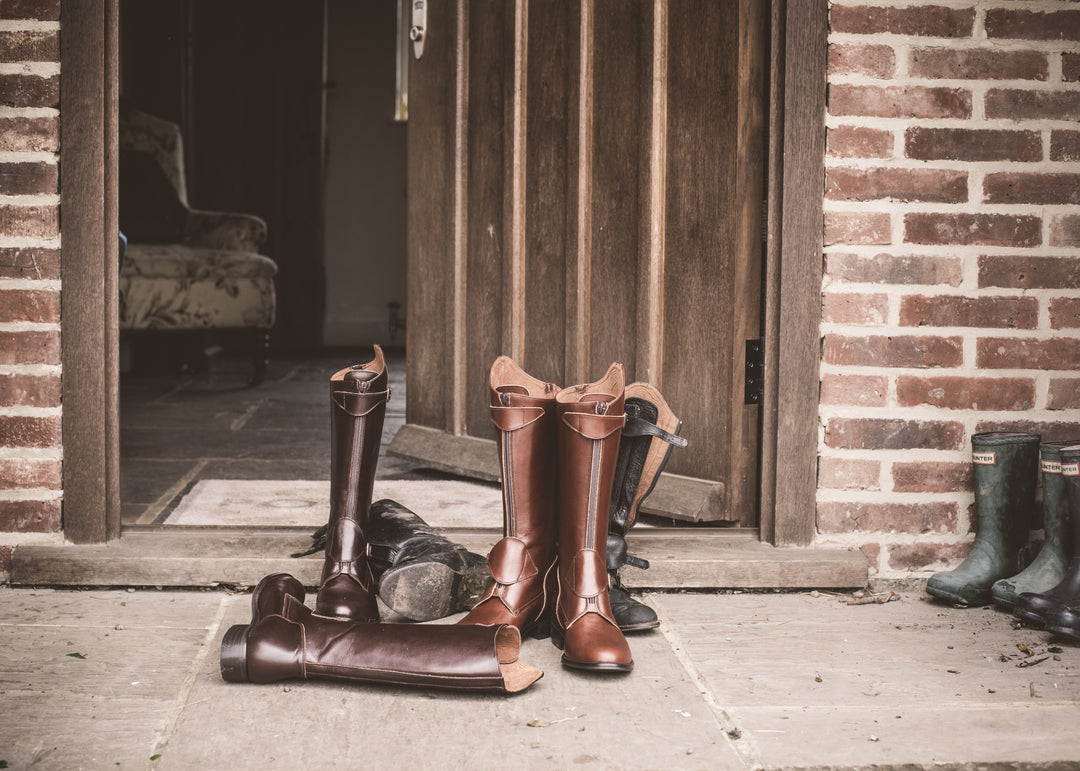 Childrens Riding Boots: tan leather | The Spanish Boot Company