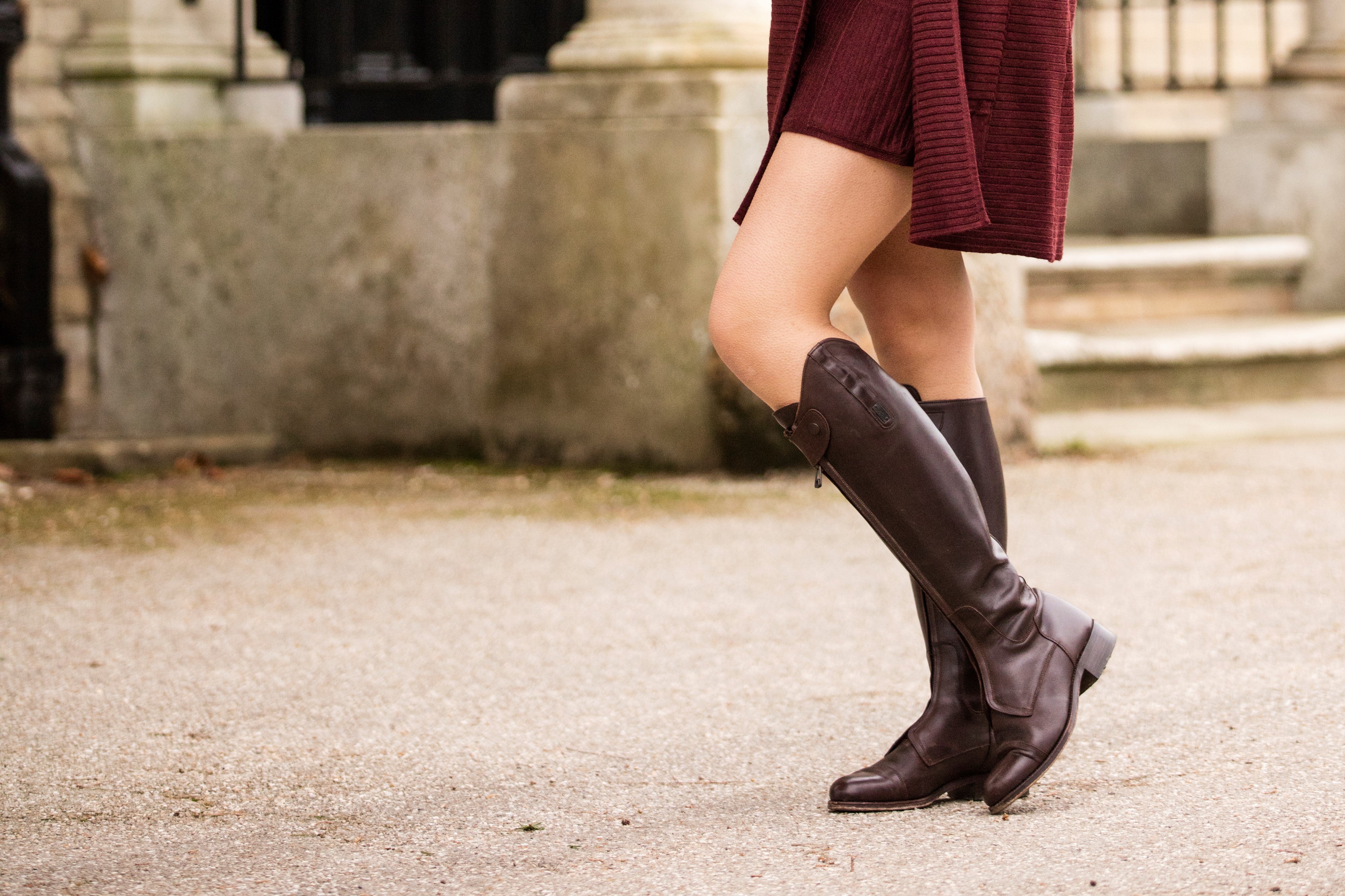 Female shop riding boots