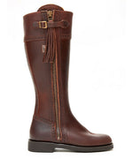 wide leather boots uk