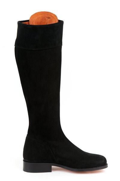 The Spanish Boot Company Suede boots Spanish Riding Boots suede: Black (leather sole)